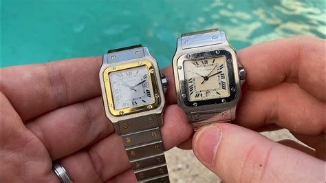 cartier santos carrée difference.